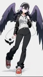 ai character: Crimson background