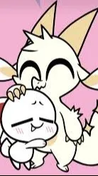 ai character: Iscream&Fwench Fwy background