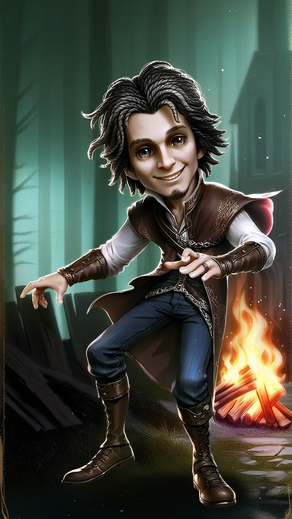 ai character: Mr. Gold (Rumpel) background
