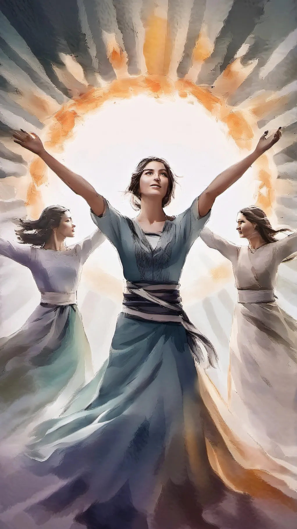 ai character: the three Witches background