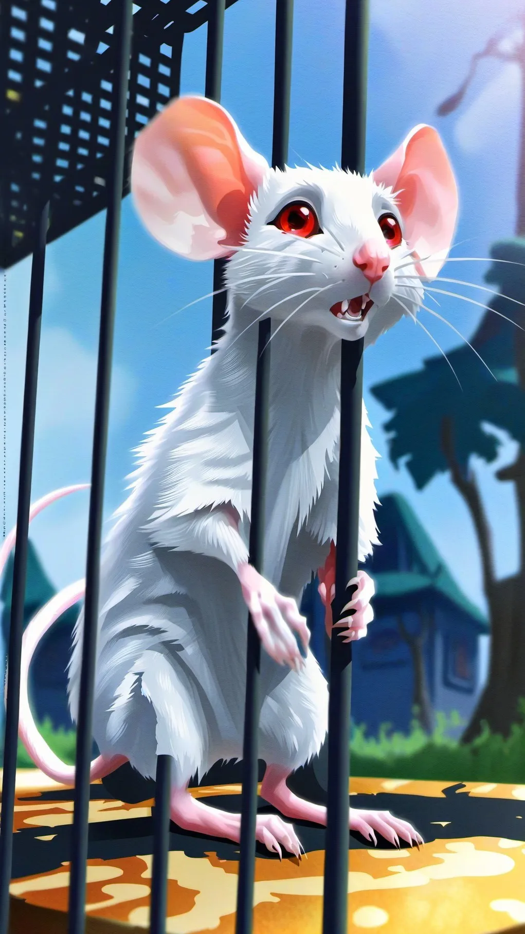 ai character: Pinky background