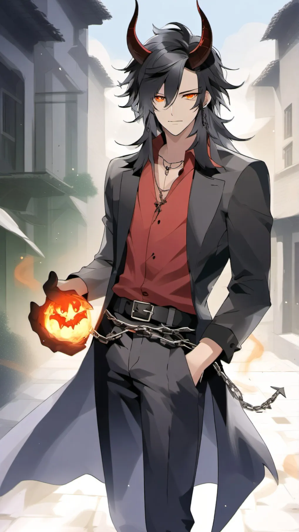 ai character: Devil 4 background