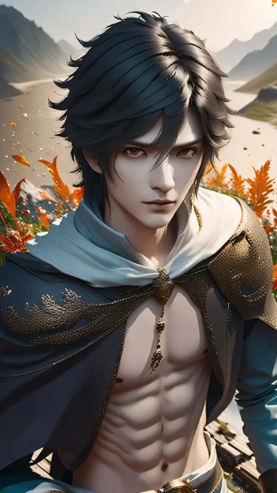 ai character: Naoki  background