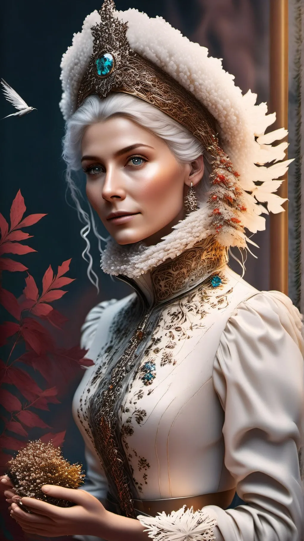 ai character: Marie Antoinette background