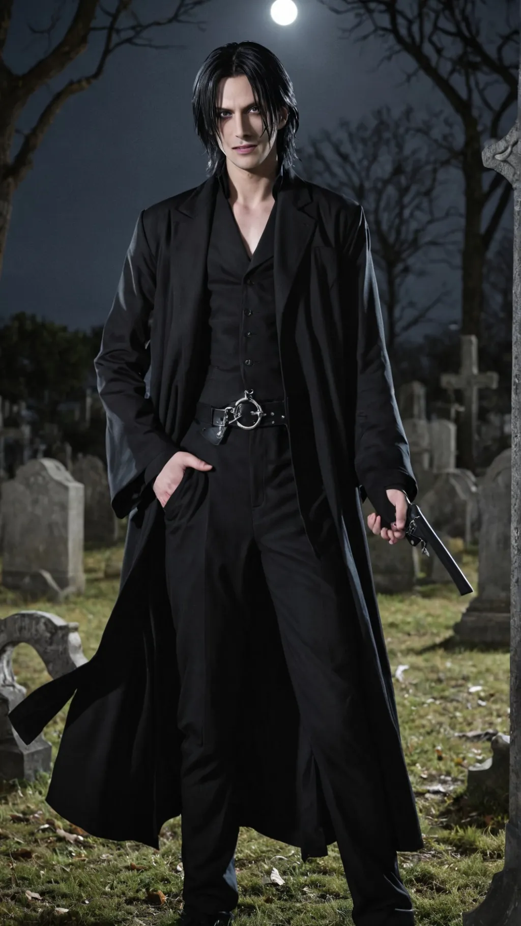 ai character: Van Helsing Jr. background