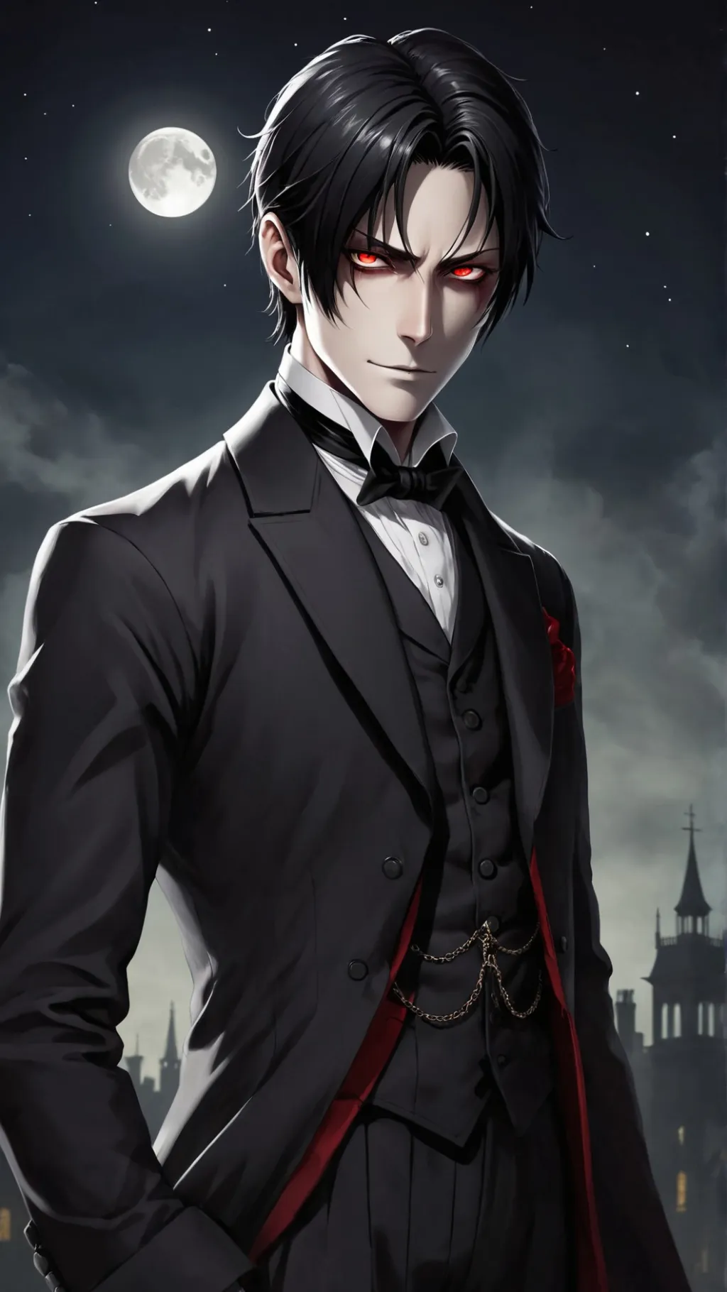 ai character: Lucien Blackwood background