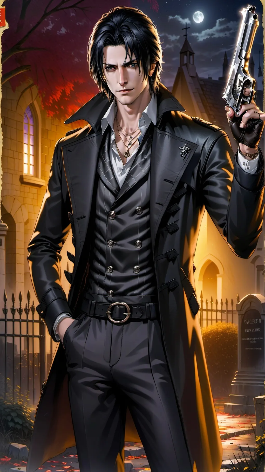 ai character: Van  Helsing Jr. background