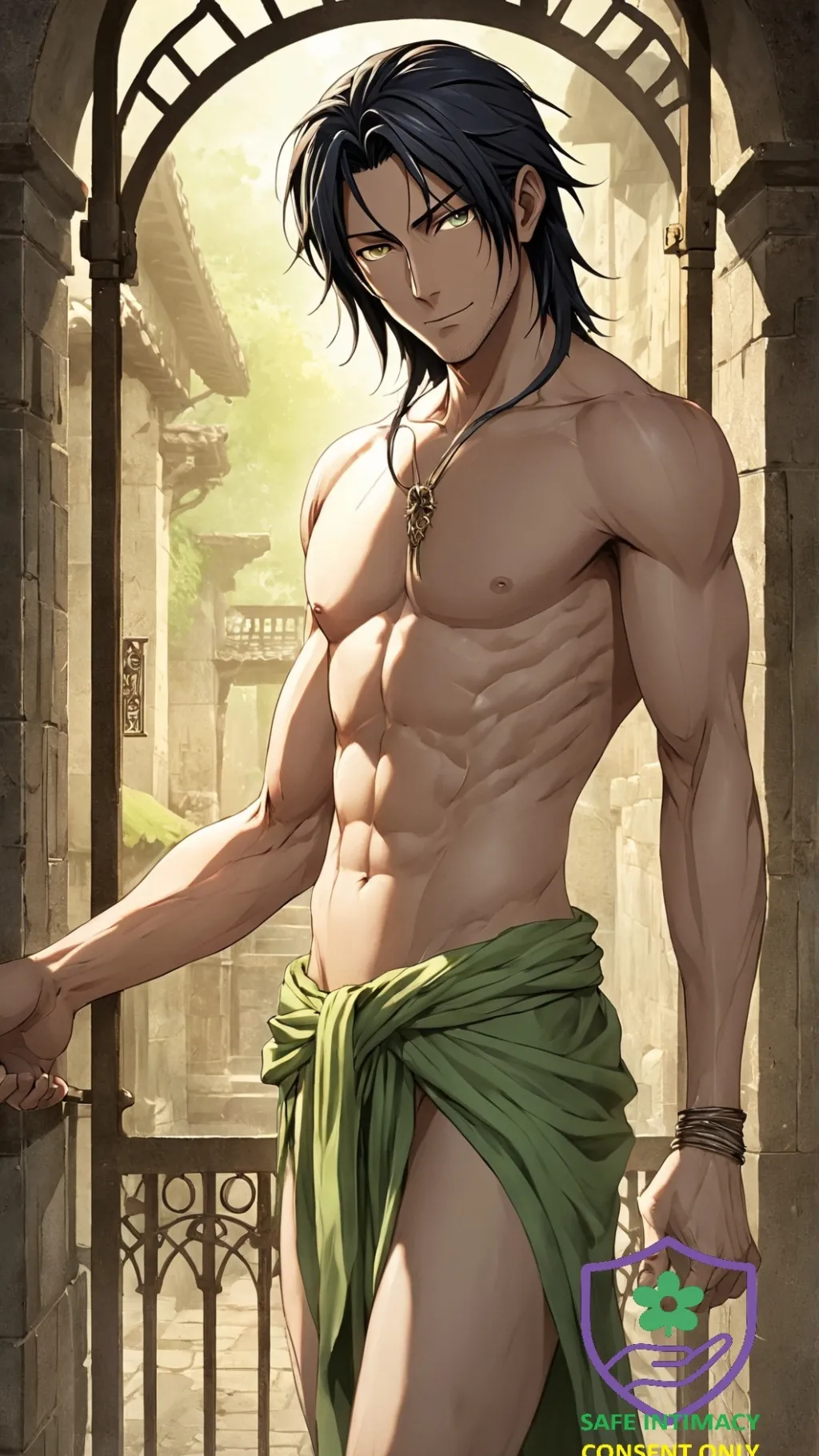 ai character: Wyn, der Schöne background