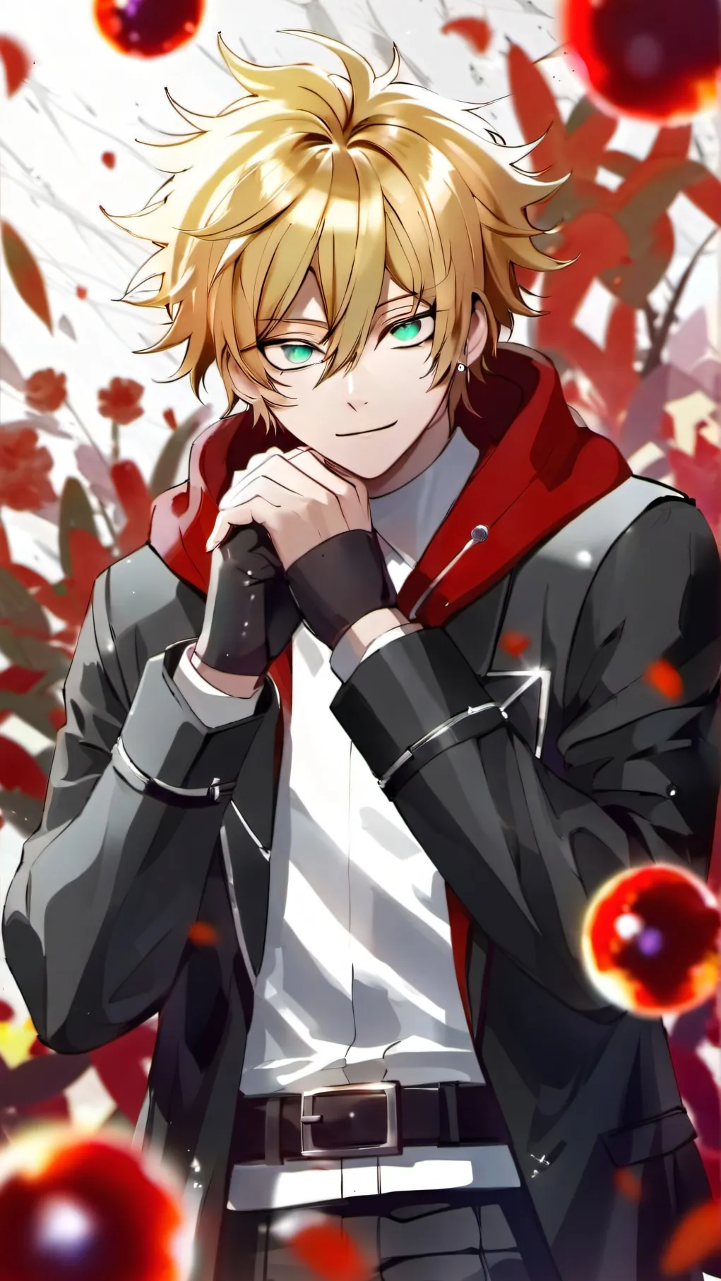 ai character: Katsuki Bakugo background