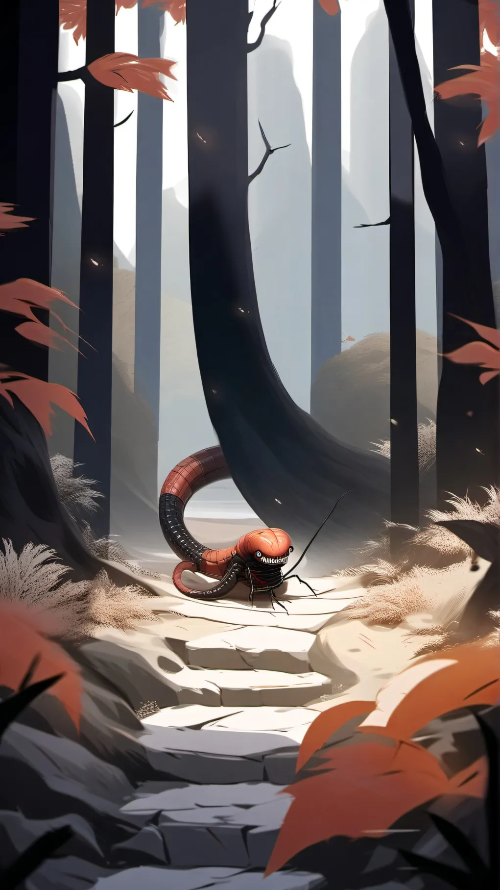 ai character: Cell vore background