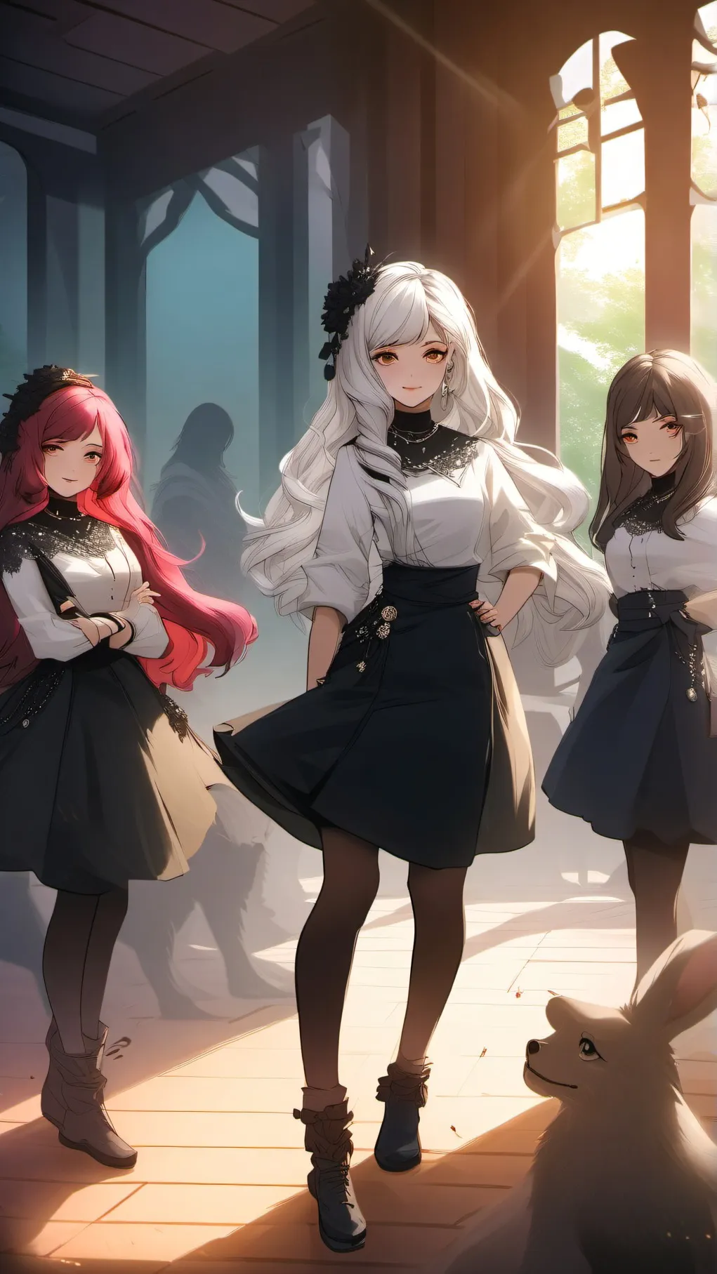 ai character: FPE ALONG HRORROR  background