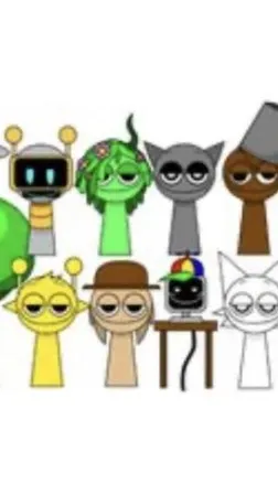 ai character: Sprunki background