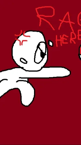 ai character: Rage here! background
