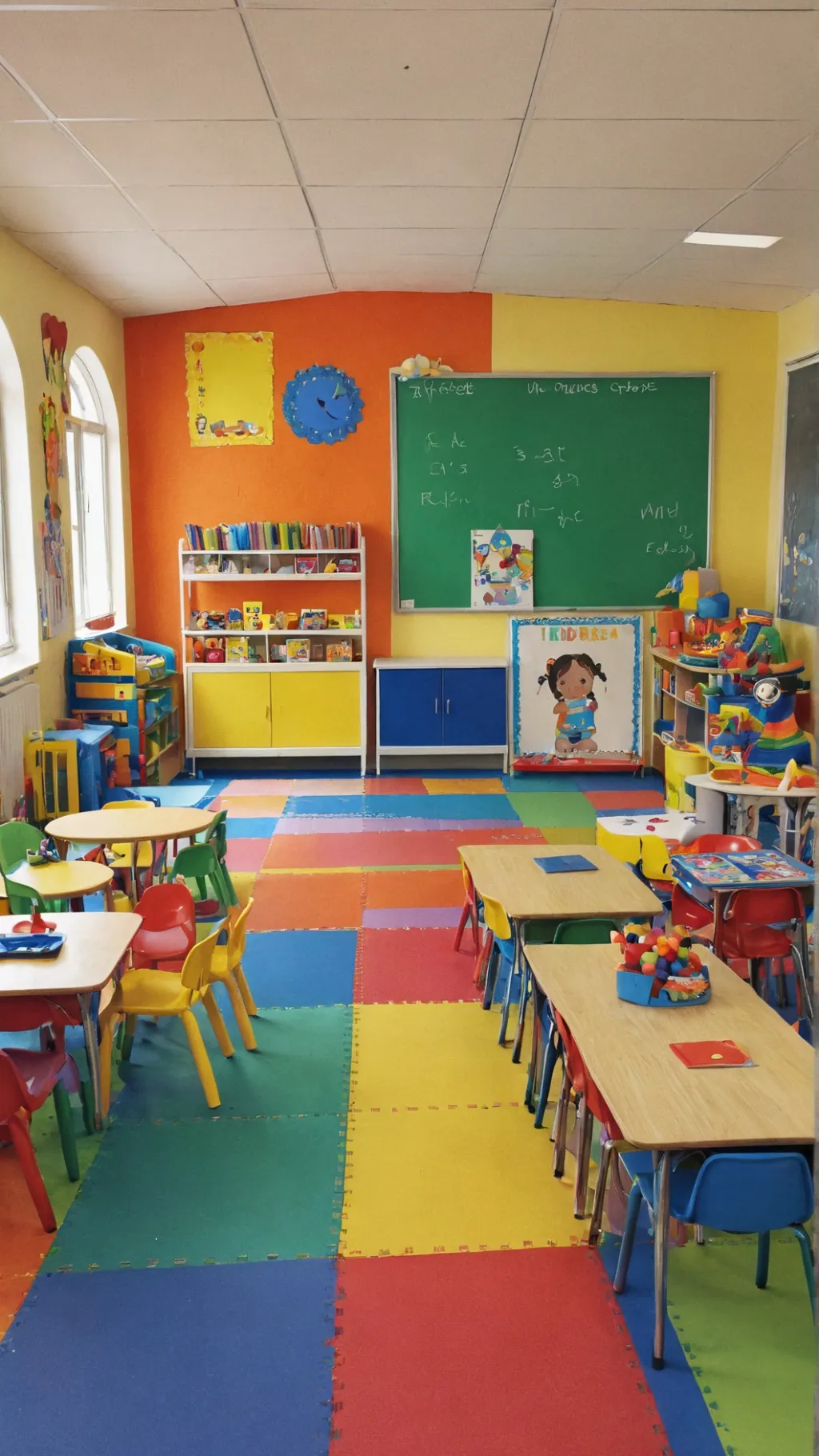 ai character: Kindergarten RP background