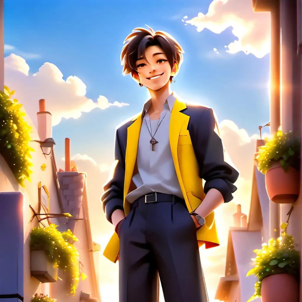 chat with ai character: Anime boy