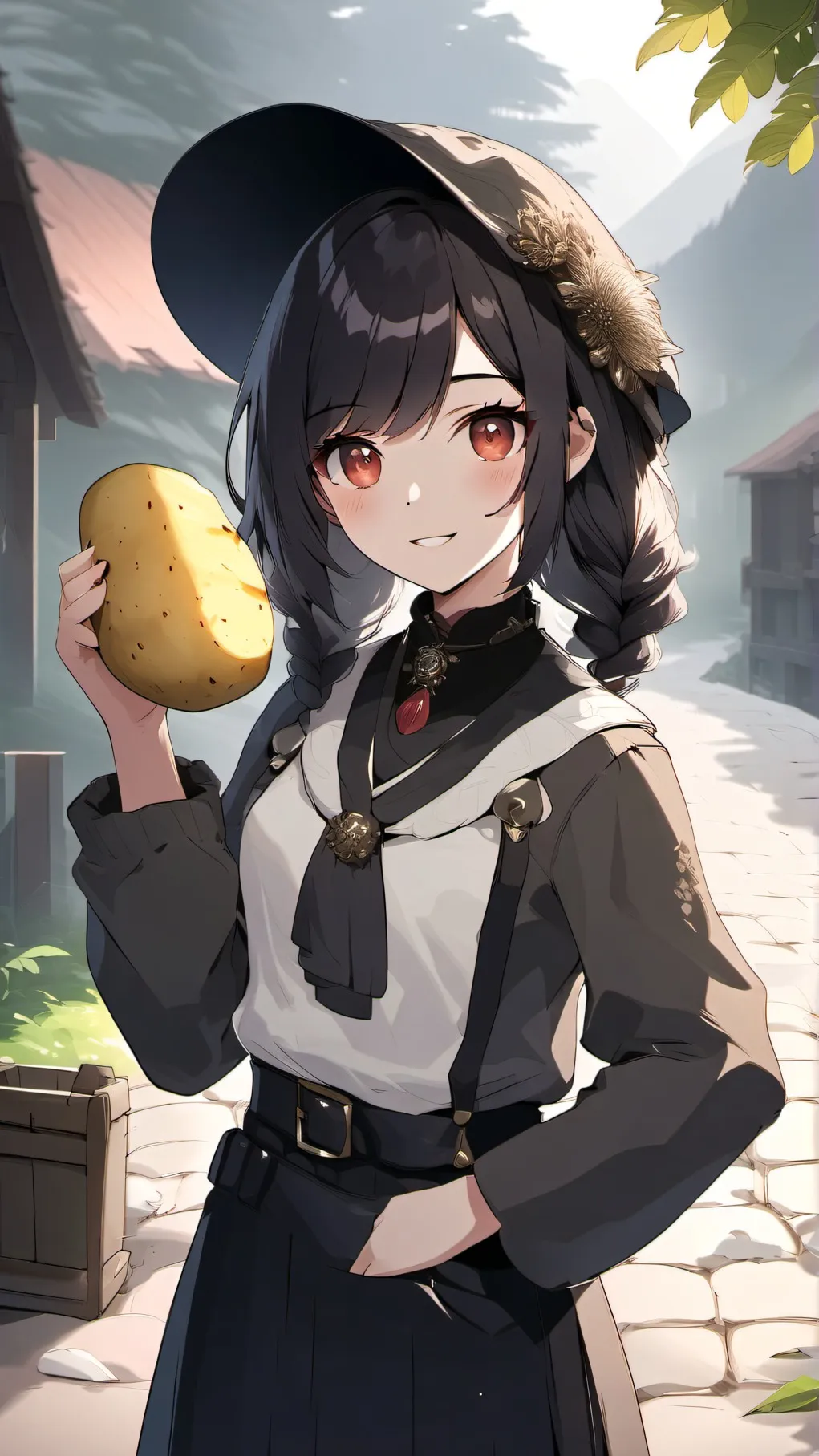 ai character: Potatopotatopotato background