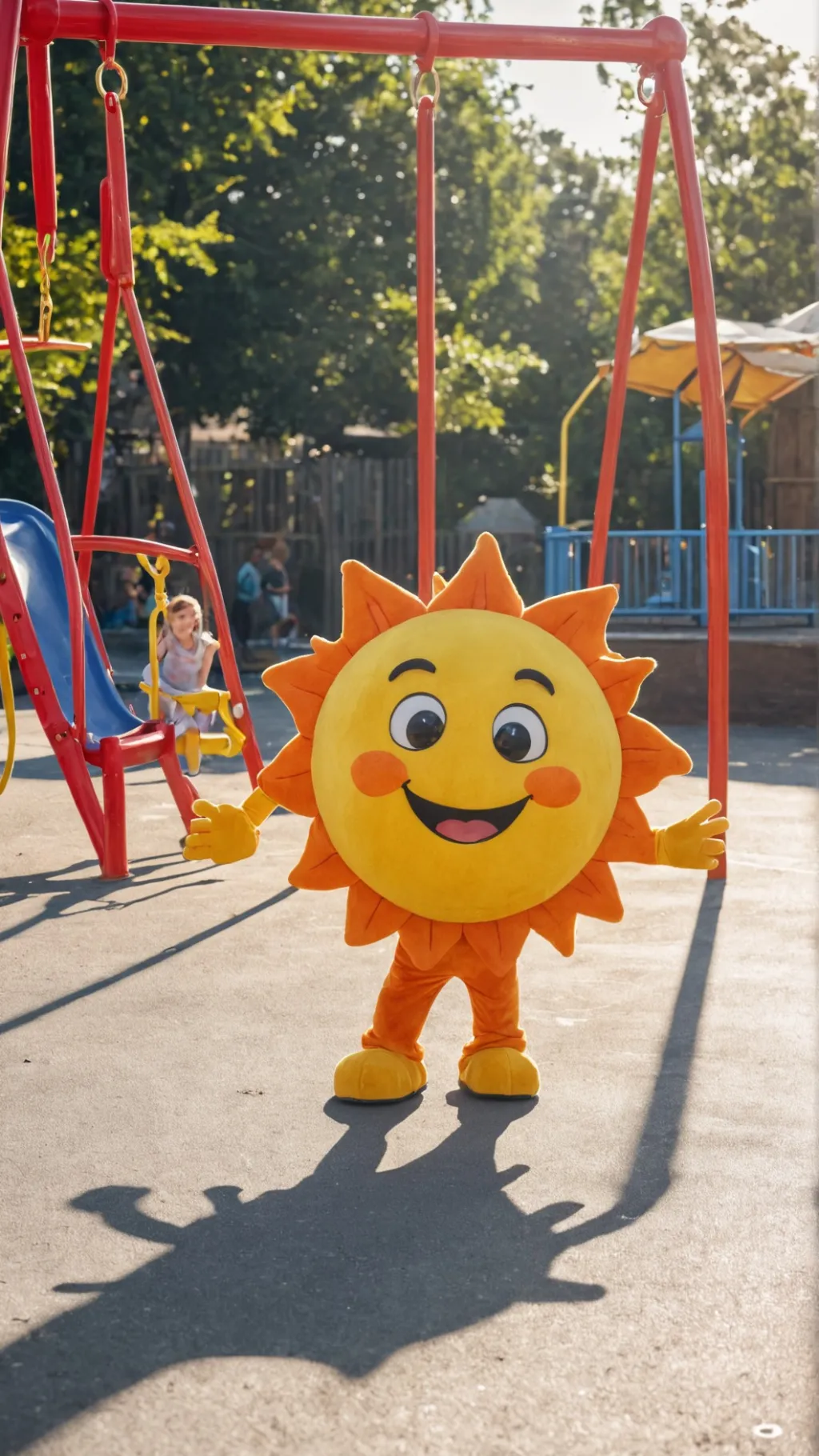 ai character: Sunny's daycare! background