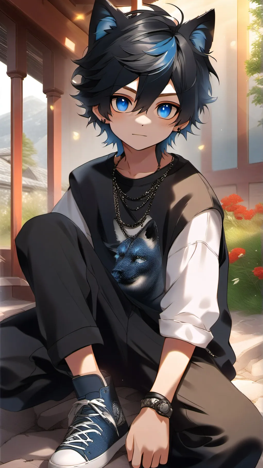 ai character: Blitz background