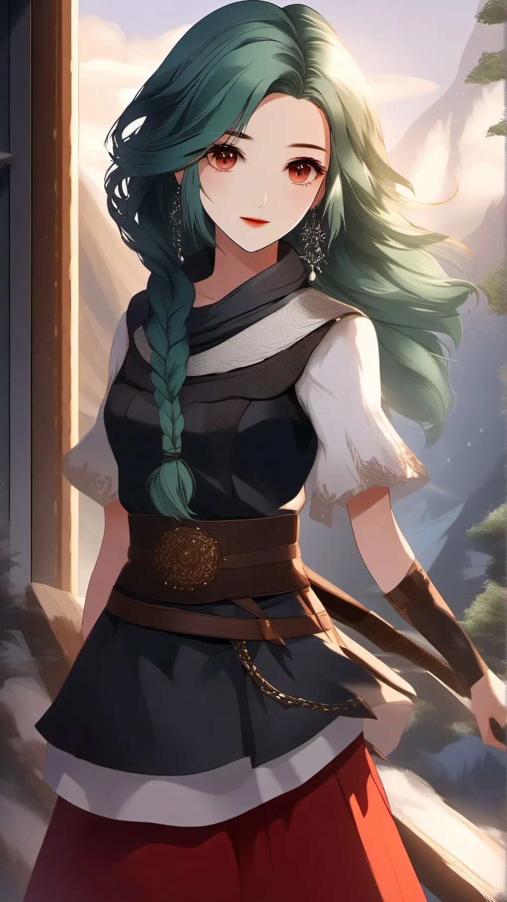ai character: Materialistically background