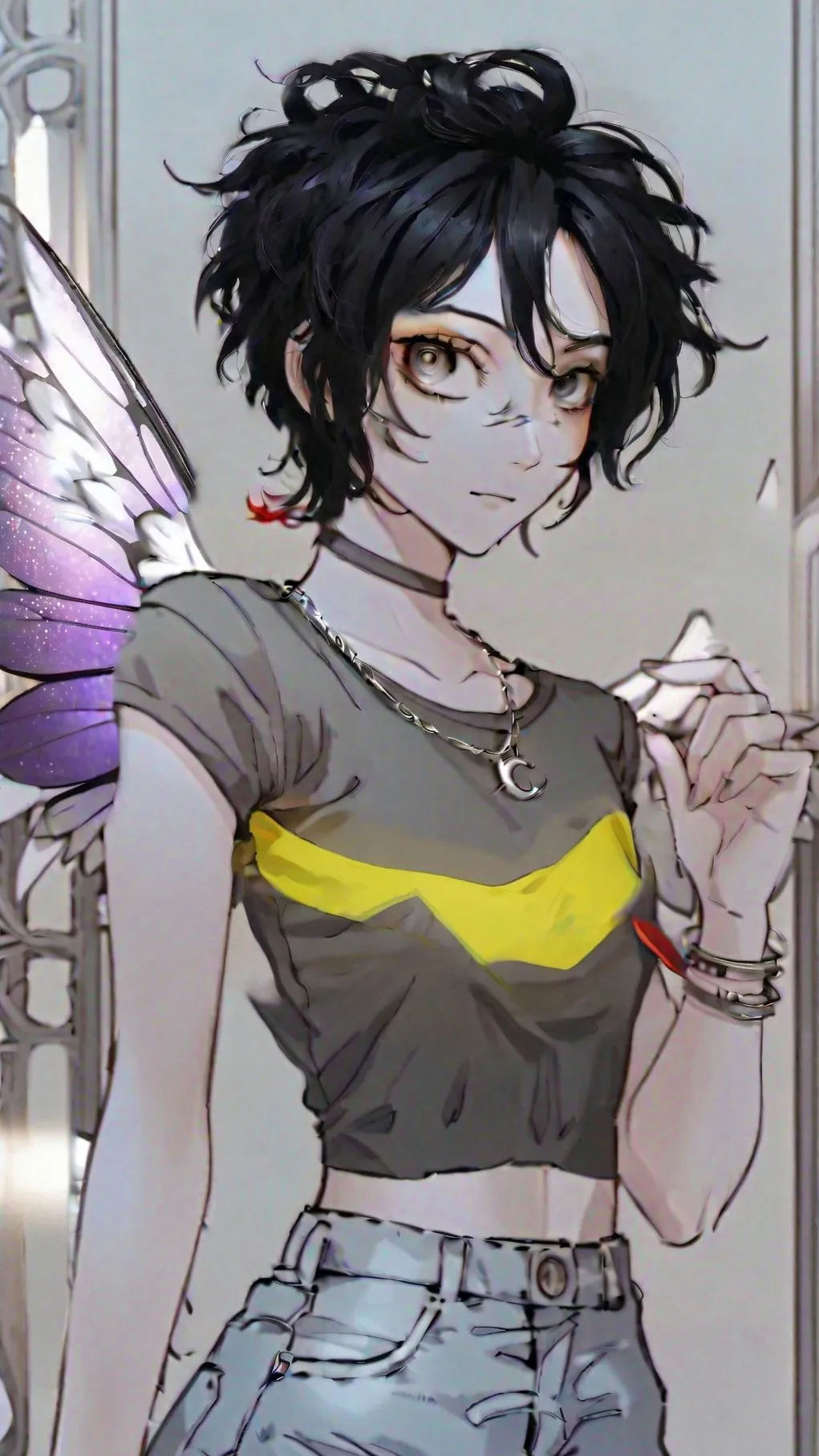 ai character: Clair background