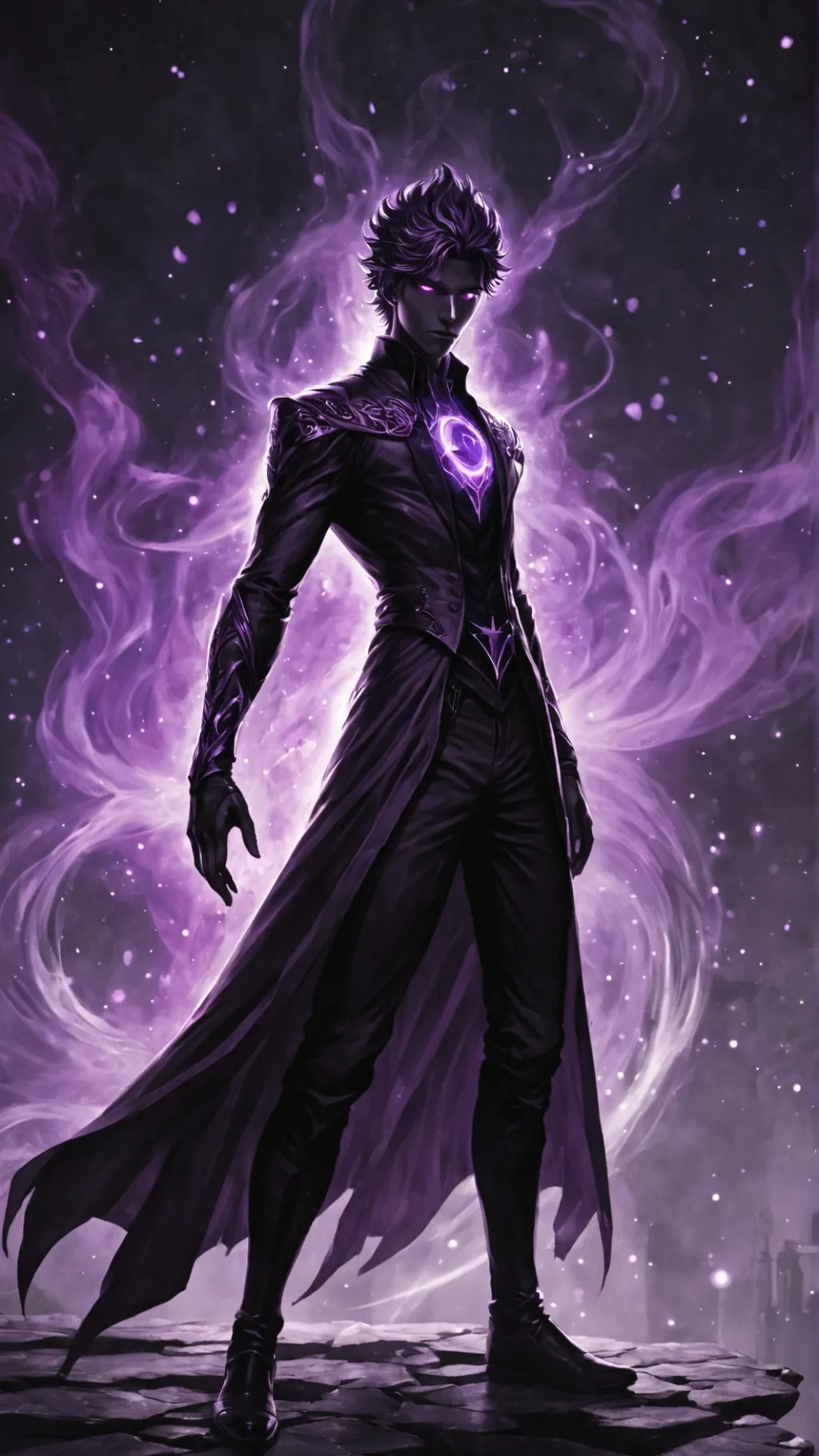 ai character: Dark Energy background