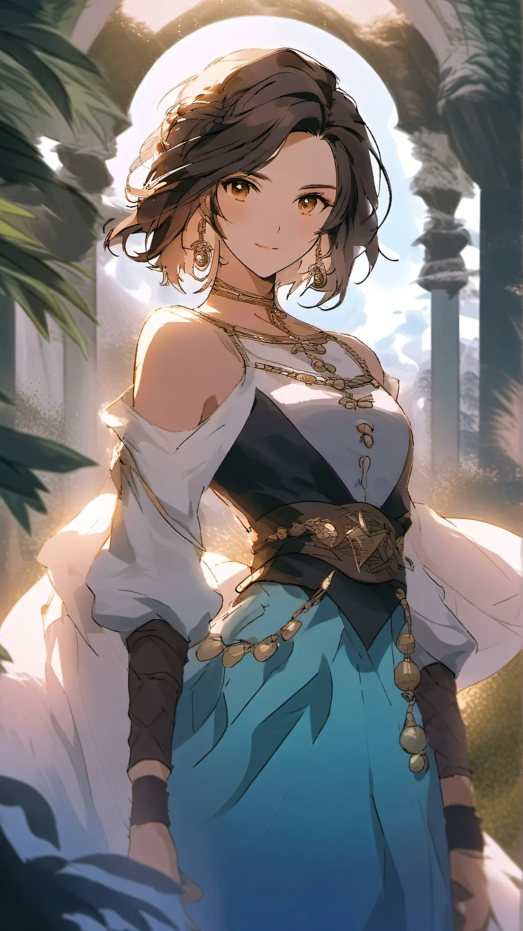 ai character: libra background