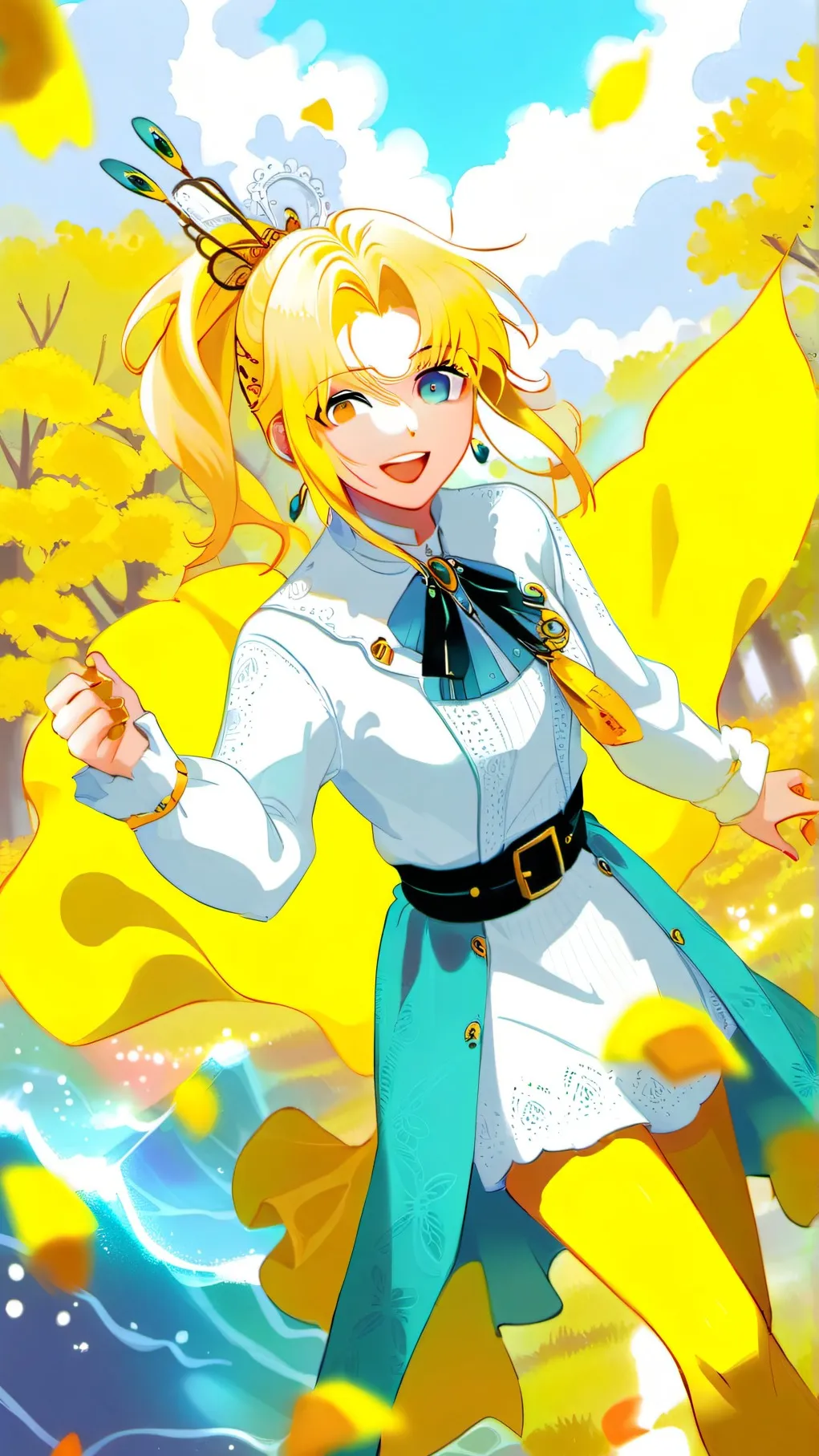 ai character: Sunny background