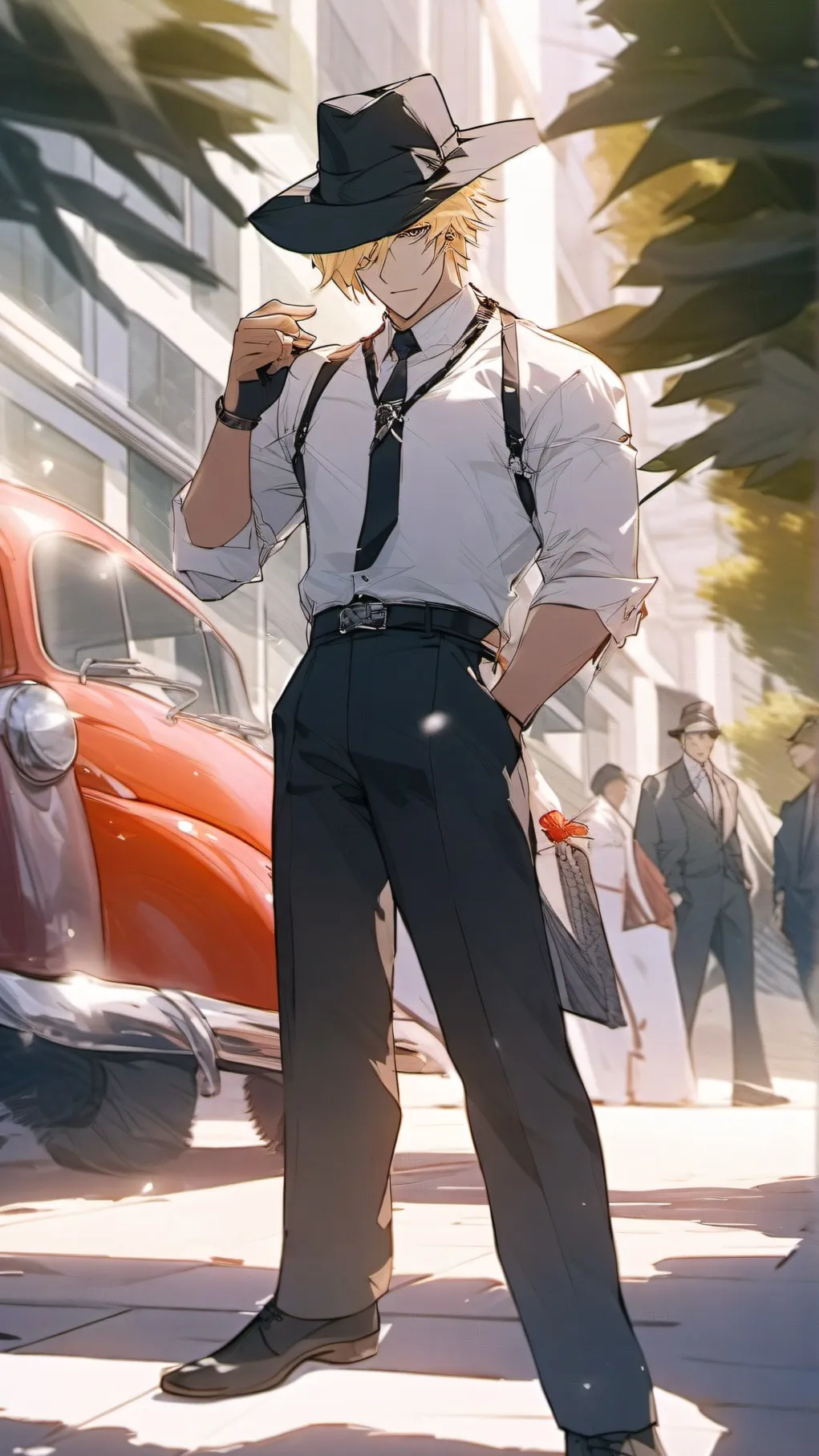 ai character: loid foger background