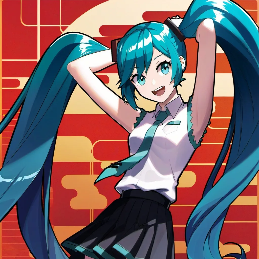 chat with ai character: Hatsune miku