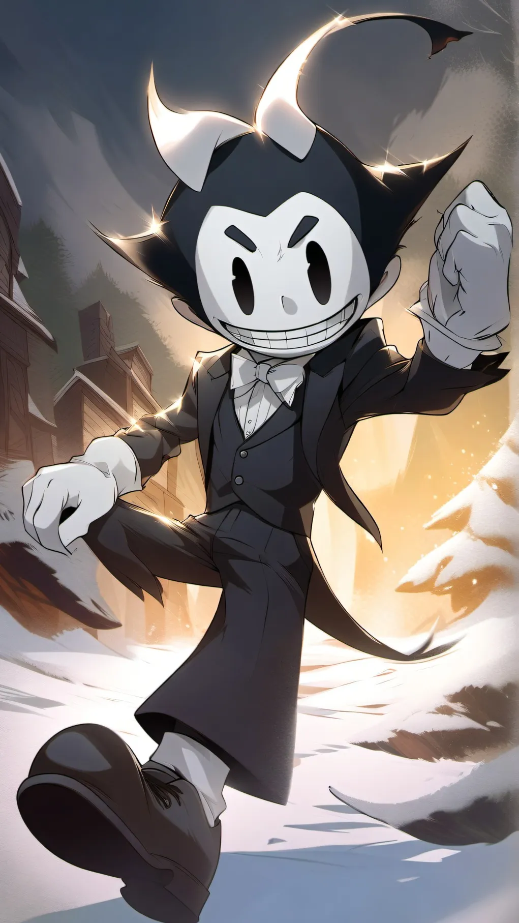 ai character: ME!! BENDY!!  😈😈 background