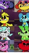 ai character: smiling bullys background