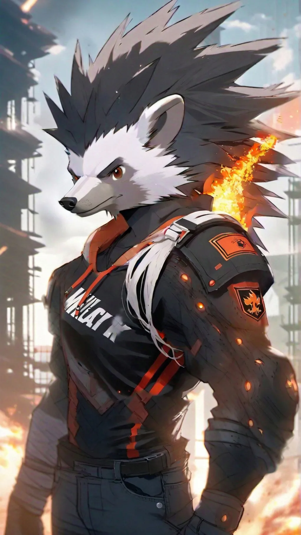 ai character: ferness metal soni background