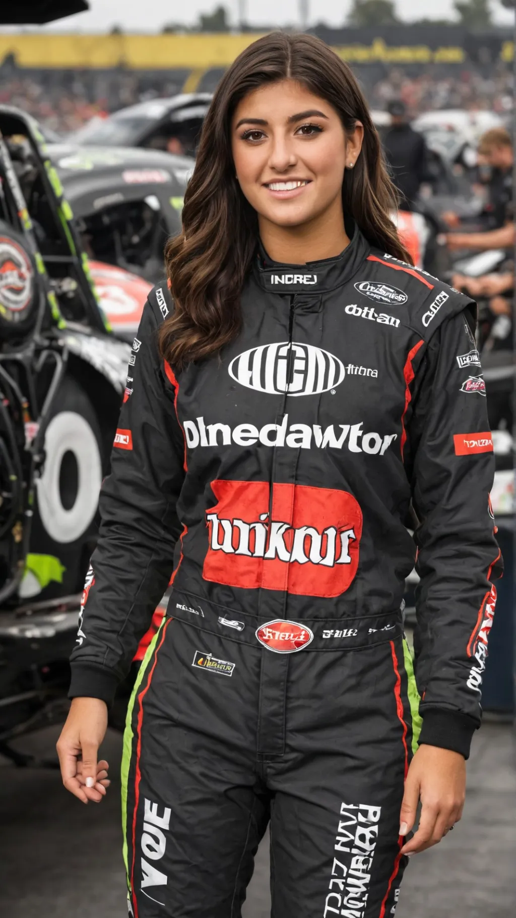 ai character: Hailie Deegan background