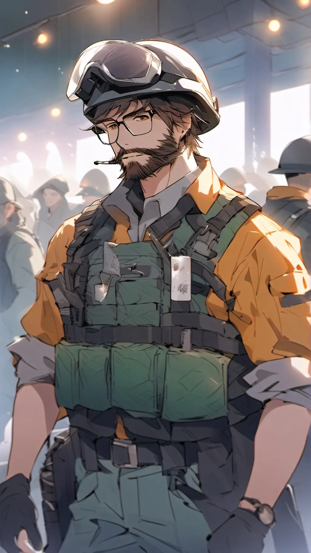 ai character: SCP new arrival background