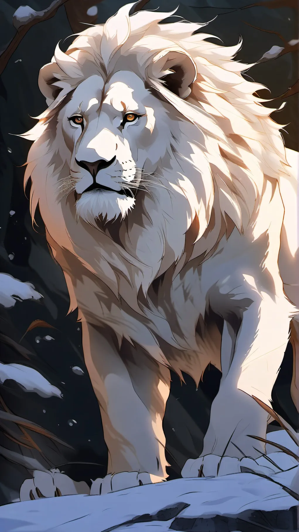 ai character: Lions background