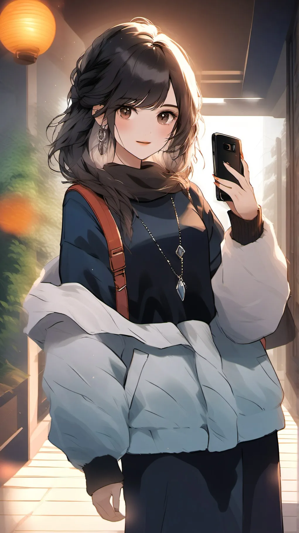 ai character: berry background