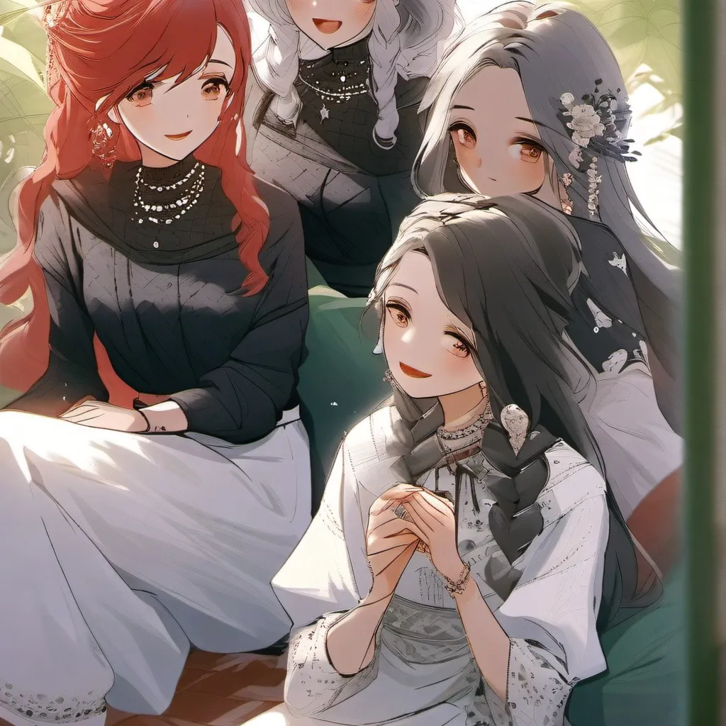 chat with ai character: sister and friends