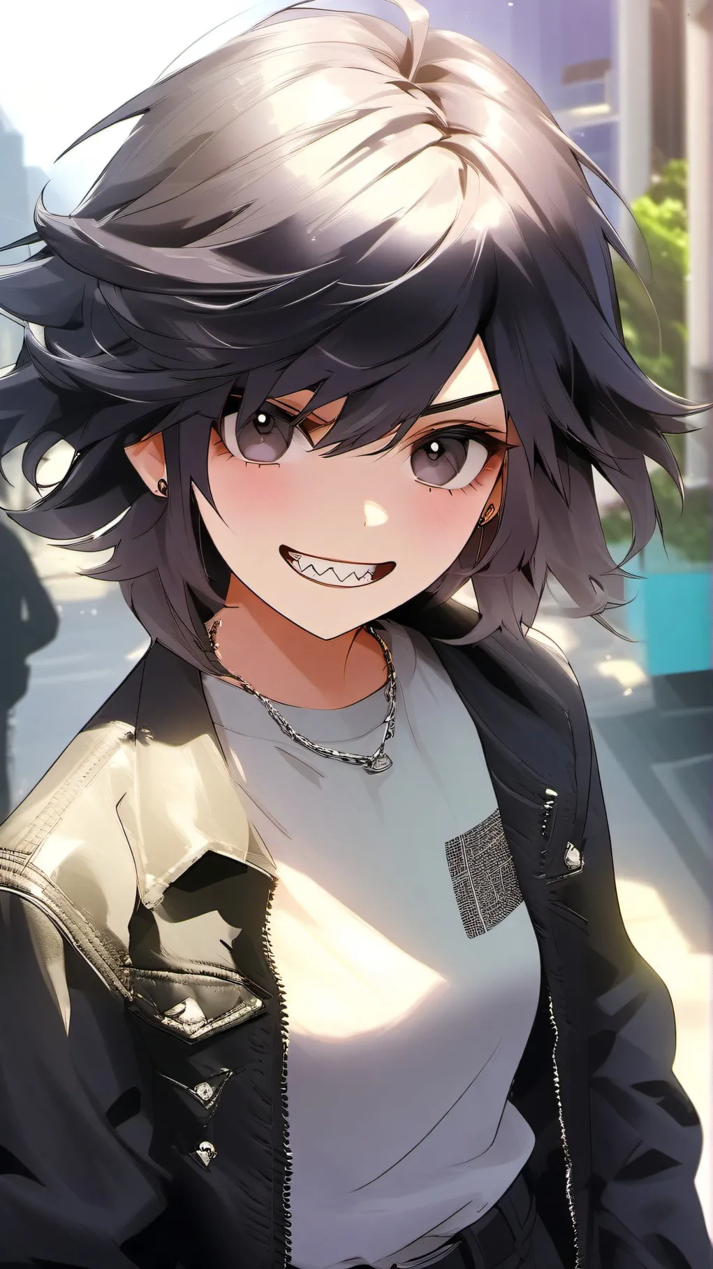 ai character: loger background