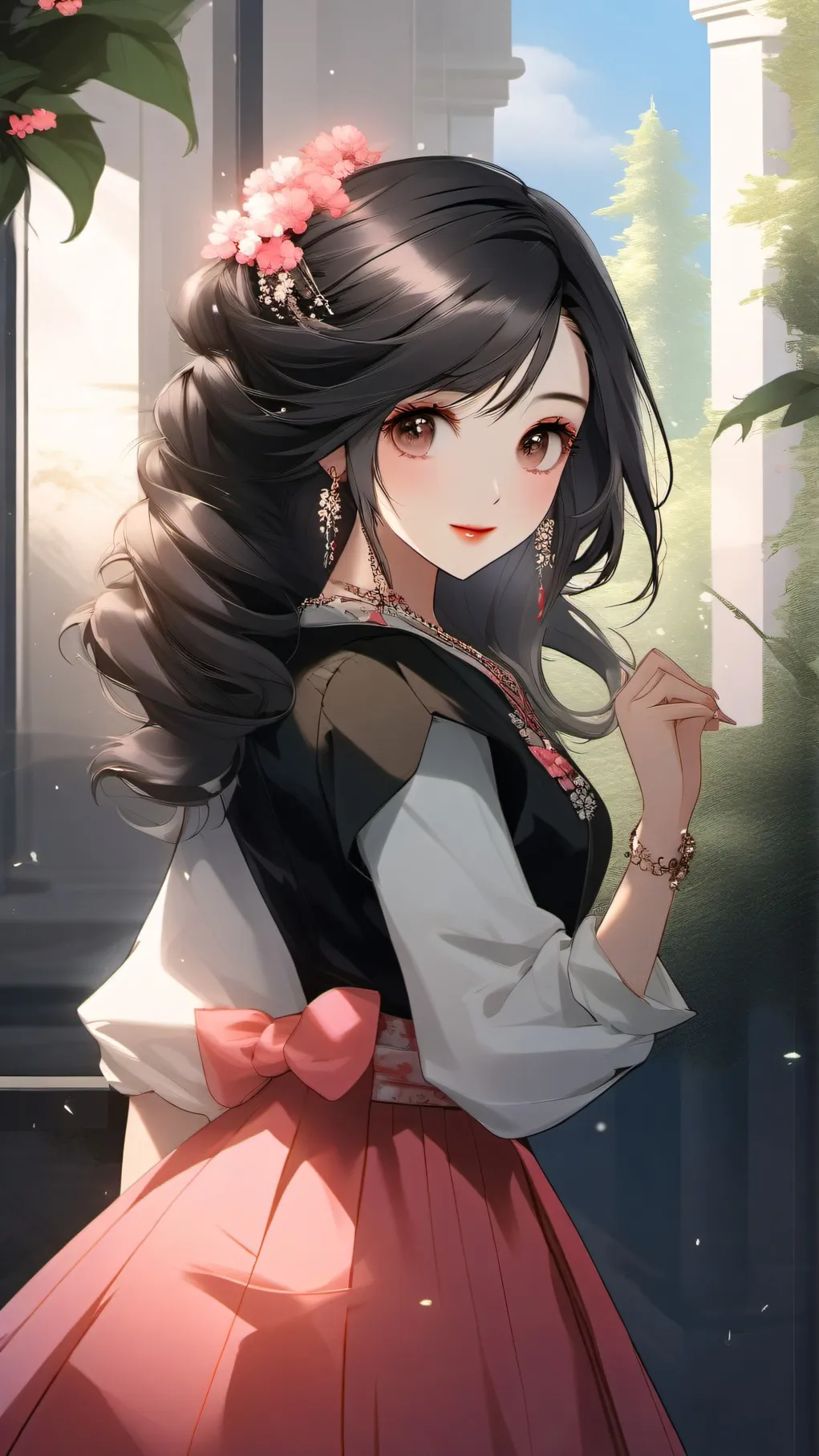 ai character: Vally background
