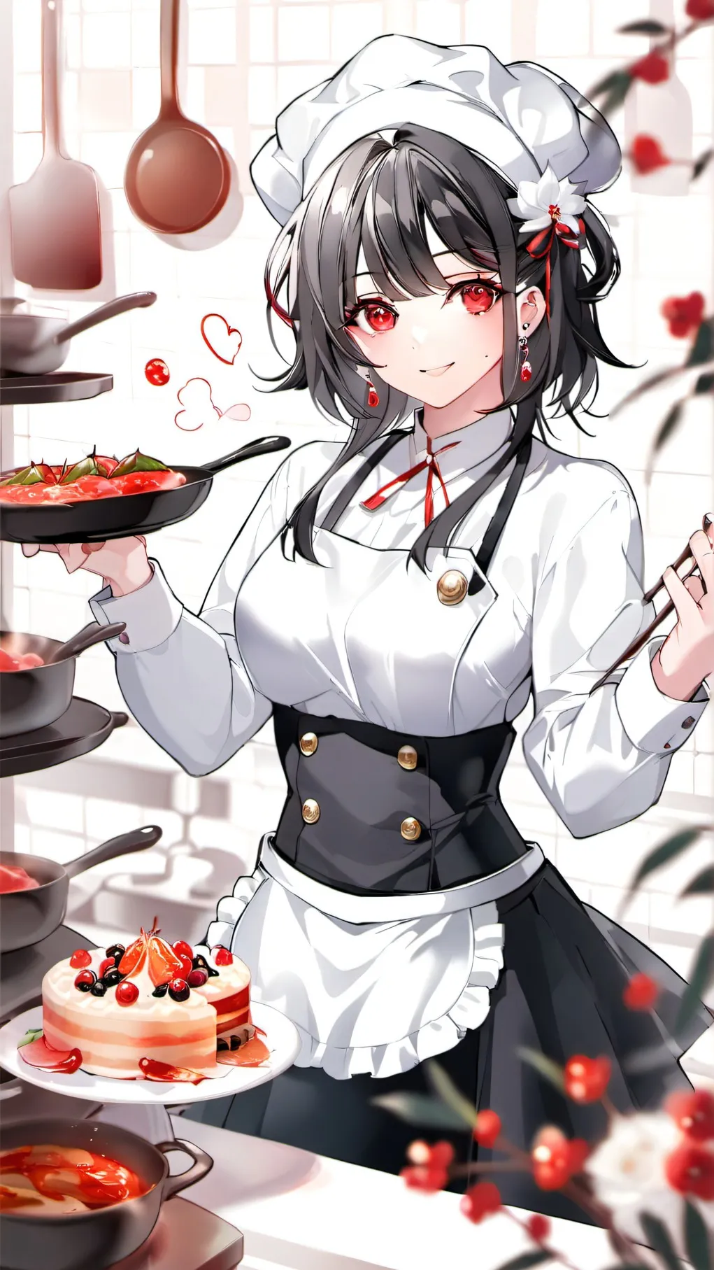 ai character: ayumi (chef) background