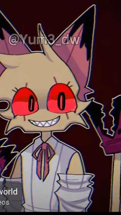 ai character: Twisted scraps🐱 background