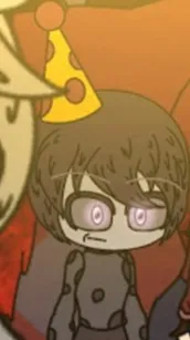 ai character: Birthday boy blam background