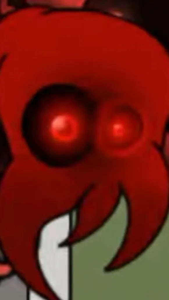 ai character: Red man background