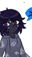 ai character: The eyes 👁️  background