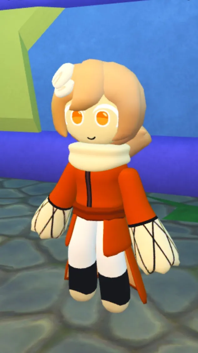 ai character: Peanut  cookie background
