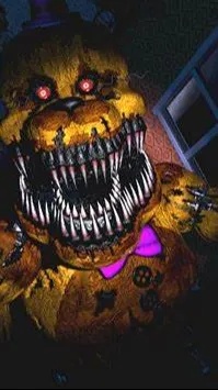 ai character: Nightmare Fredbear background