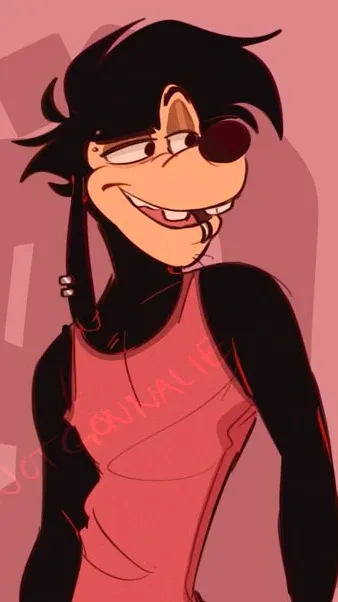 ai character: 💀max goof👾 background