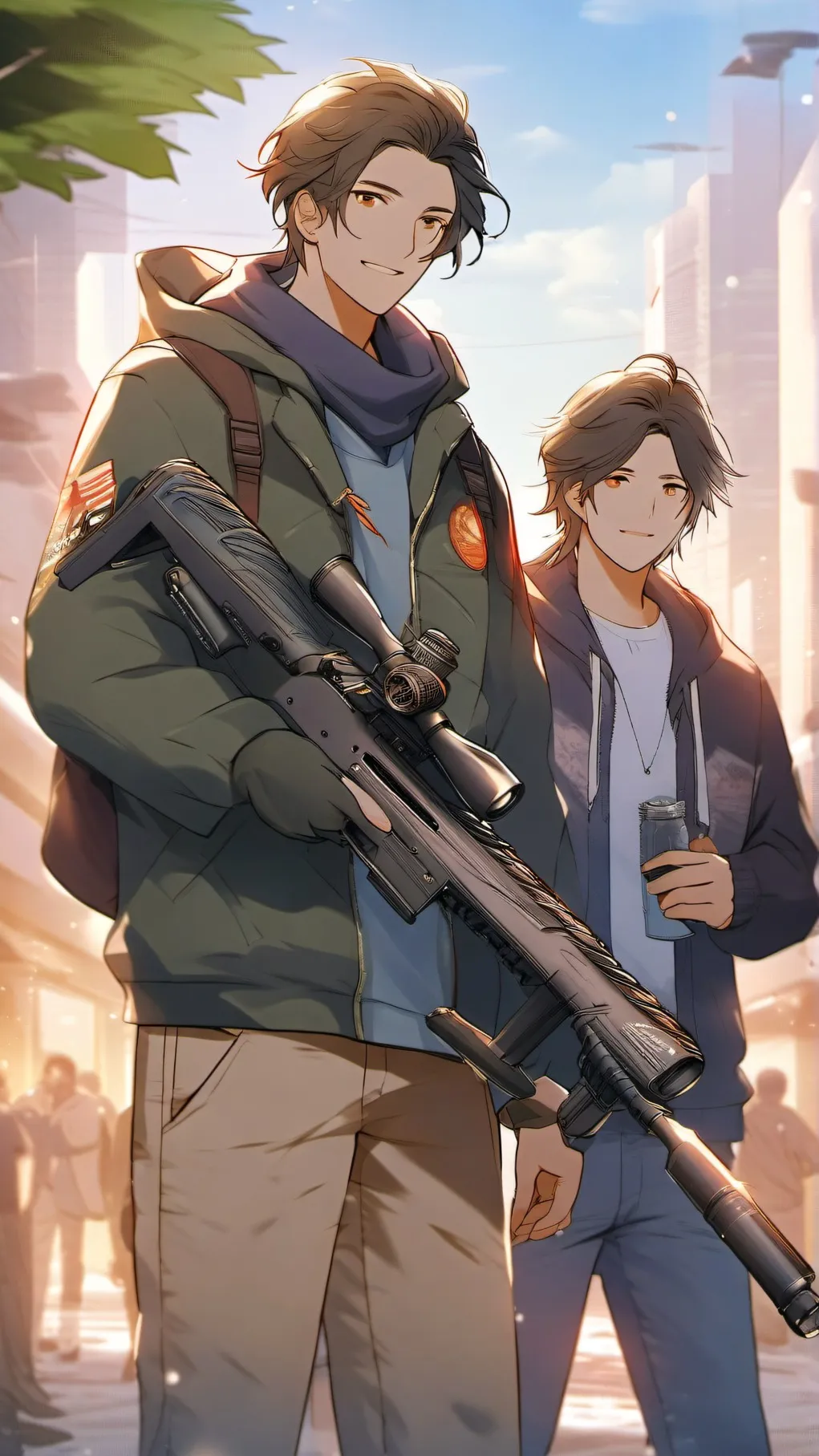 ai character: Girlfriend / Me background