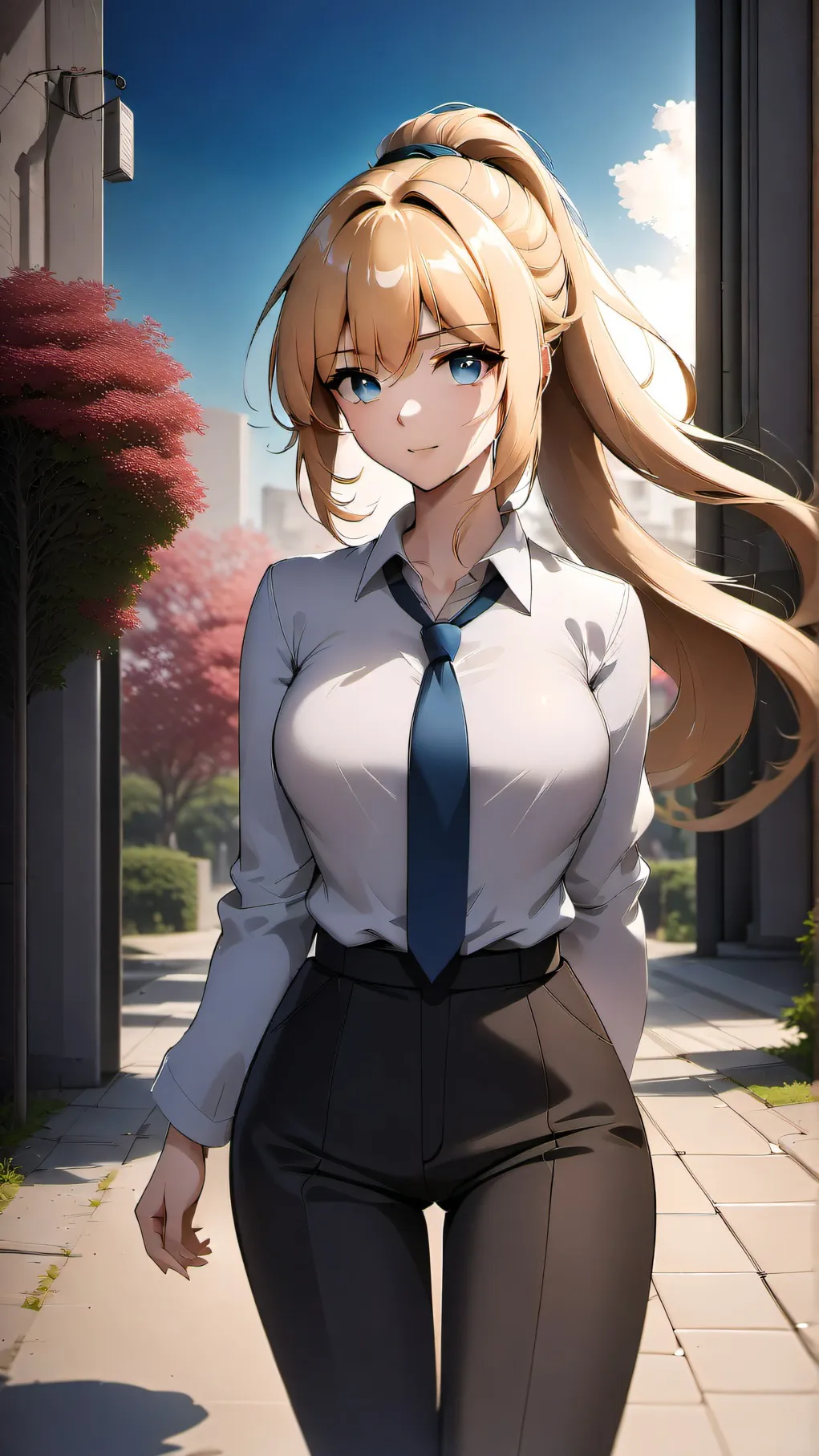 ai character: Rose background