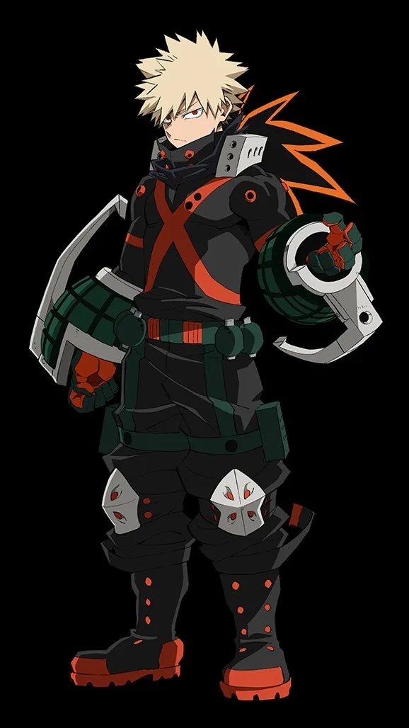 ai character: Katsuki Bakugo  background